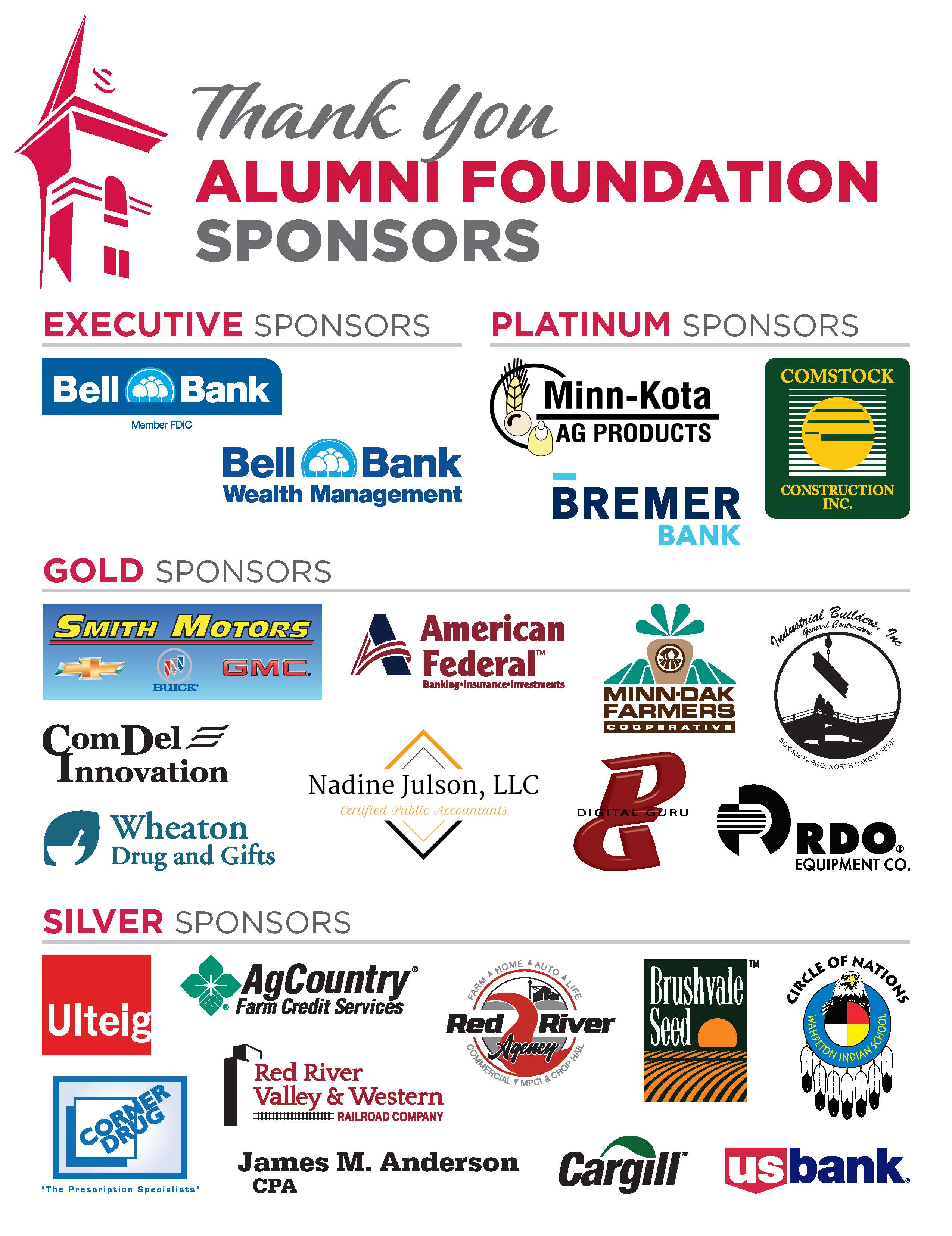 Alumni Foundation Sponsors Alumni Sponsors