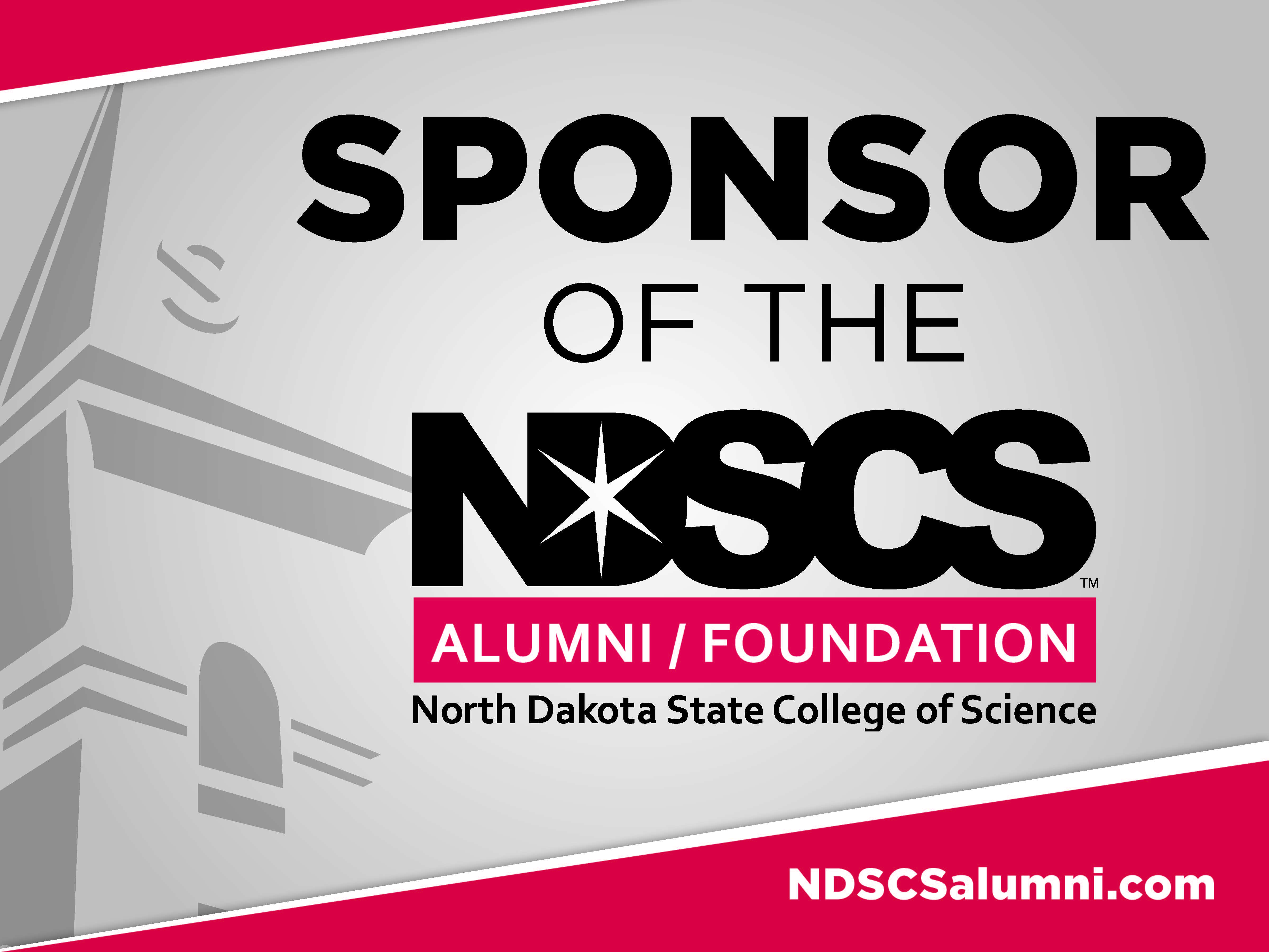 NDSCS Alumni Foundation Sponsor Sign